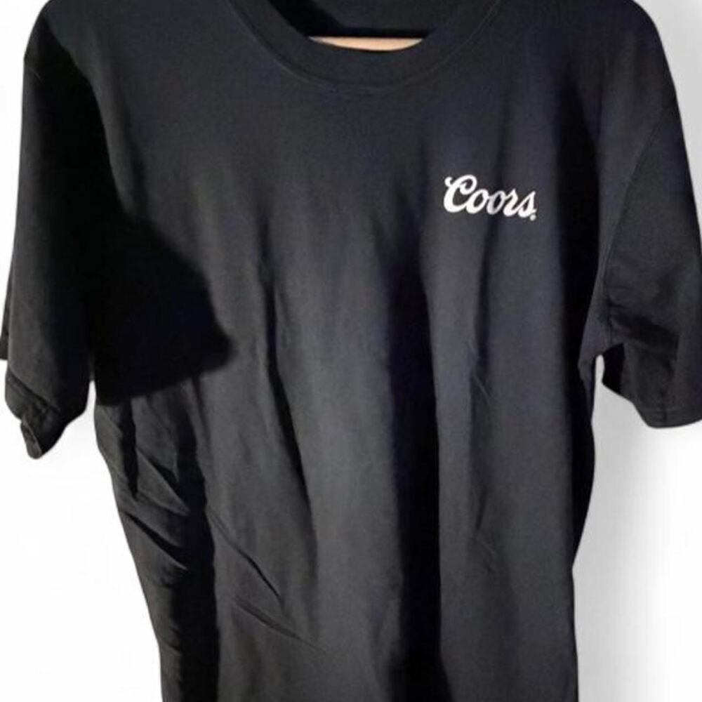 Coors beer banquet western cowboy t shirt